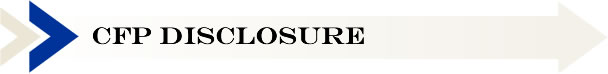 CFP Disclosure